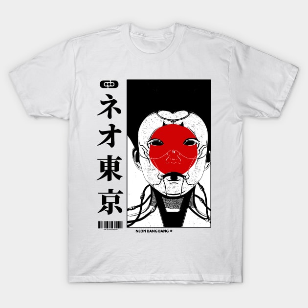 Cyberpunk Geisha T-Shirt by Neon Bang Bang